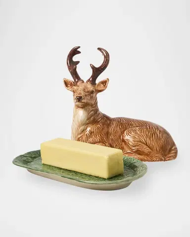 Juliska Forest Walk Stag Butter Dish | Thumbnail 2