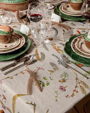 Juliska Forest Walk Tablecloth, 60" x 120" | Thumbnail 2