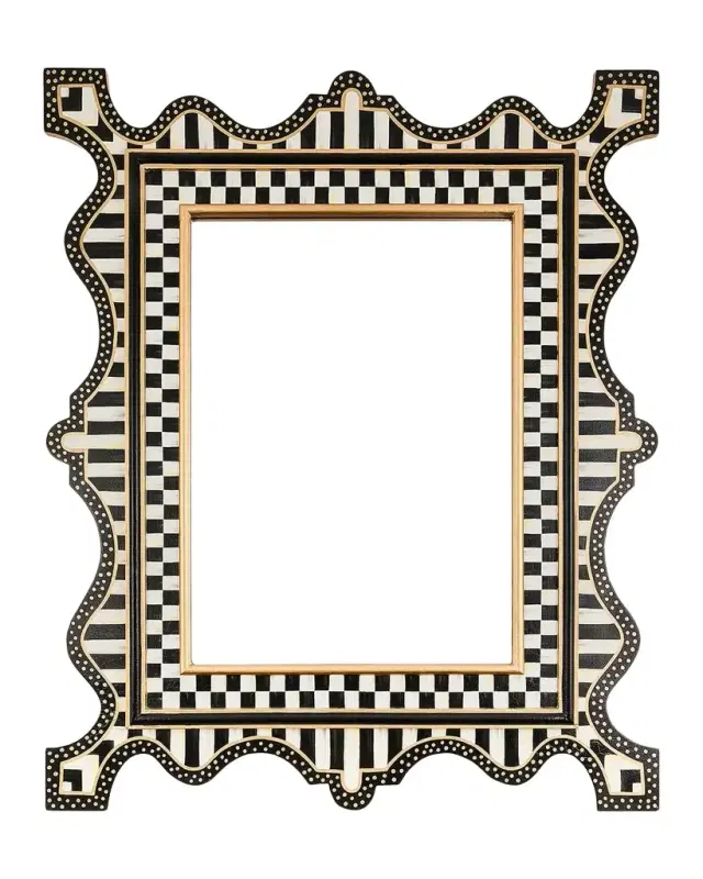 MacKenzie-Childs Courtly Check Statement Mirror