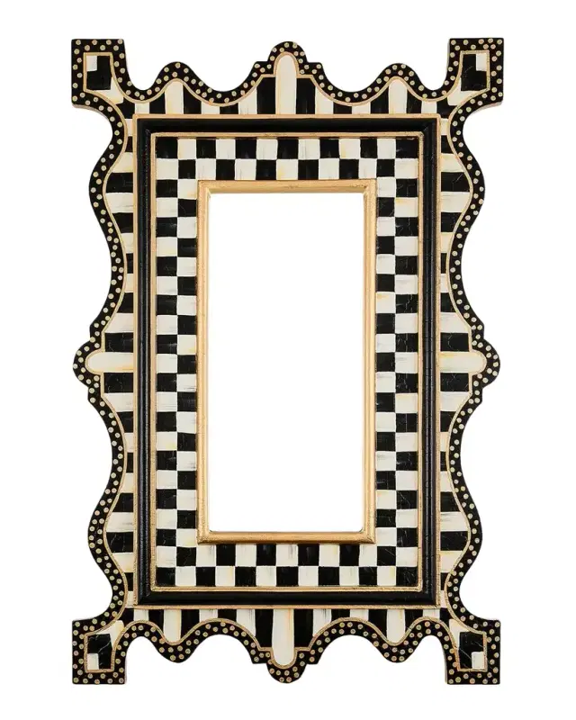 MacKenzie-Childs Courtly Check Wall Mirror
