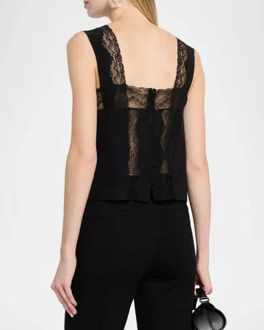 Frame The Chandelier Crop Top | Thumbnail 3 Frame The Chandelier Crop Top | Thumbnail 3