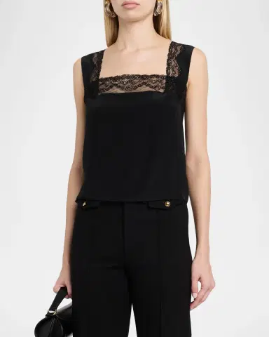 Frame The Chandelier Crop Top | Thumbnail 4 Frame The Chandelier Crop Top | Thumbnail 4