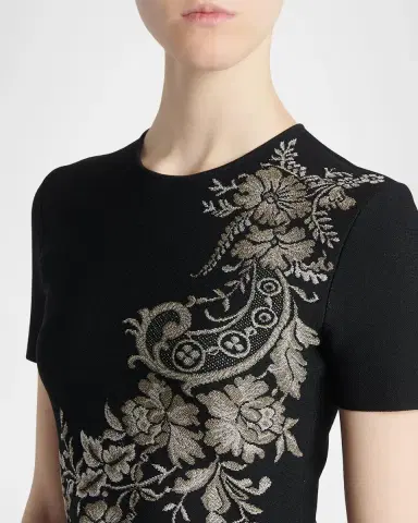 McQueen Asymmetric Jacquard Peplum Top | Thumbnail 5 McQueen Asymmetric Jacquard Peplum Top | Thumbnail 5