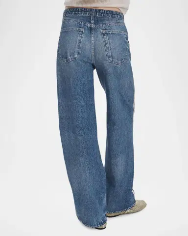 rag & bone rb Miramar Terry Wide-Leg Track Jeans | Thumbnail 3 rag & bone rb Miramar Terry Wide-Leg Track Jeans | Thumbnail 3