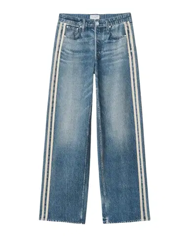 rag & bone rb Miramar Terry Wide-Leg Track Jeans | Thumbnail 1 rag & bone rb Miramar Terry Wide-Leg Track Jeans | Thumbnail 1