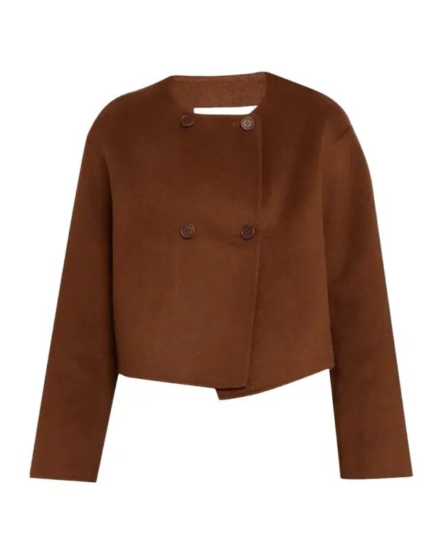 Sablyn Floren Cropped Double-Breasted Jacket