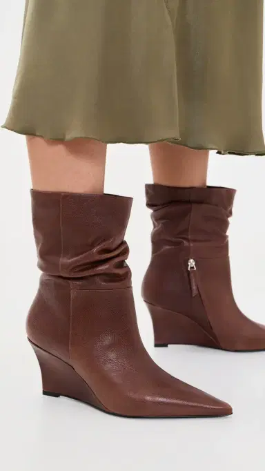 Black Suede Studio Nora 70 Boots Cinnamon Vitello Leather | Thumbnail 3
