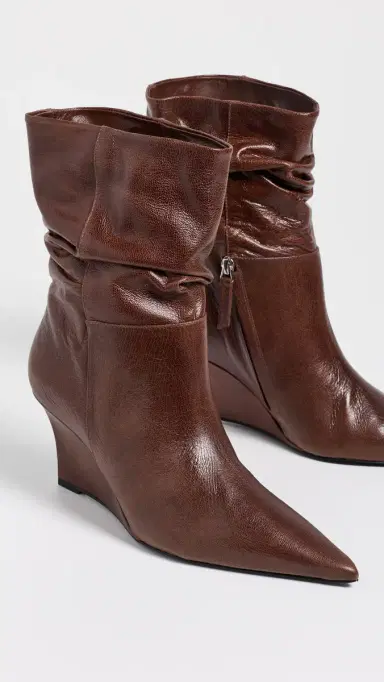 Black Suede Studio Nora 70 Boots Cinnamon Vitello Leather | Thumbnail 5