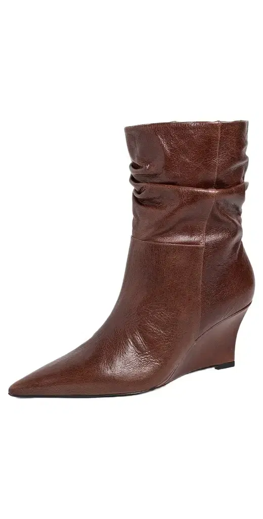 Black Suede Studio Nora 70 Boots Cinnamon Vitello Leather