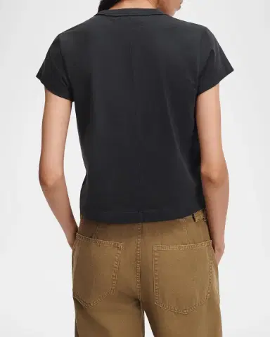 rag & bone Kelly Perfect Cotton Crewneck T-Shirt | Thumbnail 3 rag & bone Kelly Perfect Cotton Crewneck T-Shirt | Thumbnail 3