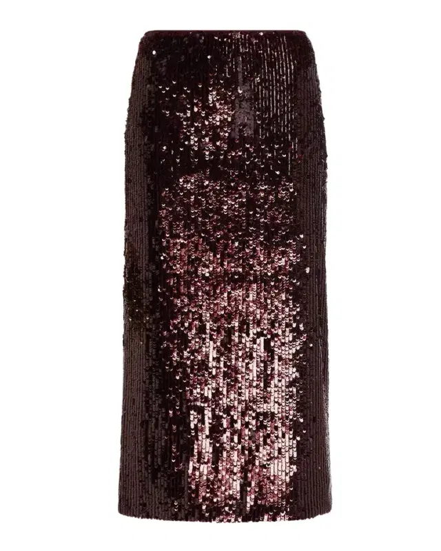Simkhai Sequined Midi Skirt