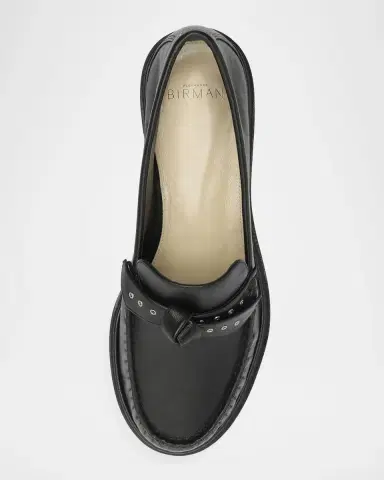 Alexandre Birman Clarita Grommet Leather Loafers | Thumbnail 4 Alexandre Birman Clarita Grommet Leather Loafers | Thumbnail 4