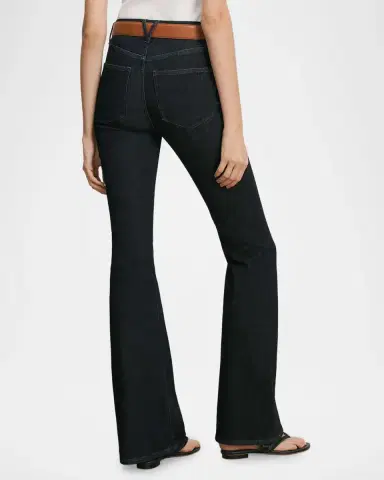 Veronica Beard Beverly High-Rise Flare Jeans | Thumbnail 3