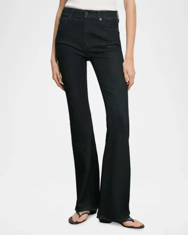 Veronica Beard Beverly High-Rise Flare Jeans | Thumbnail 4