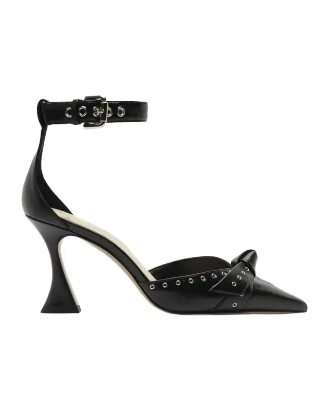 Alexandre Birman 85mm Clarita Grommet Leather Pumps
