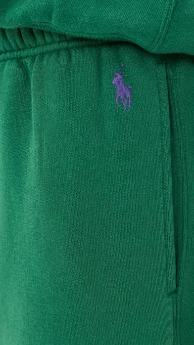 Polo Ralph Lauren Arctic Fleece Ankle Joggers Bush Green | Thumbnail 6