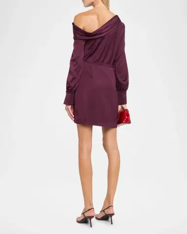 Simkhai Cameron Satin Dress | Thumbnail 3 Simkhai Cameron Satin Dress | Thumbnail 3