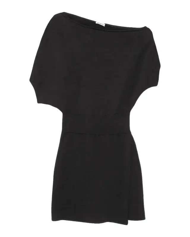 Simkhai Shania Faux-Wrap Wool-Blend Mini Dress