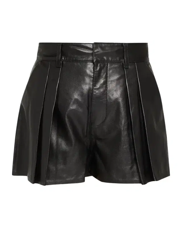 Frame The Leather Structural Shorts
