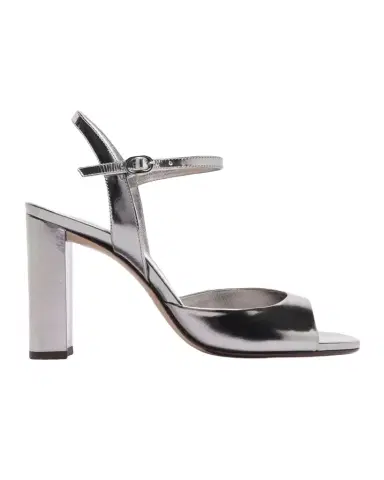 Alexandre Birman 0mm Amy Metallic Leather Ankle-Strap Sandals | Thumbnail 1