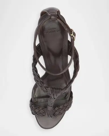 Alexandre Birman 110mm Thalia Woven Leather Platform Sandals | Thumbnail 4
