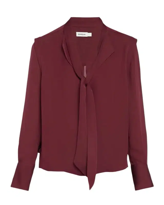 Simkhai Lillian Silk Blouse