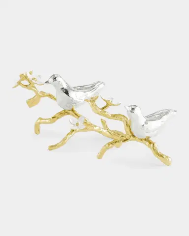 Michael Aram Lovebirds Silver & Gold Decorative Object Pair | Thumbnail 3 Michael Aram Lovebirds Silver & Gold Decorative Object Pair | Thumbnail 3