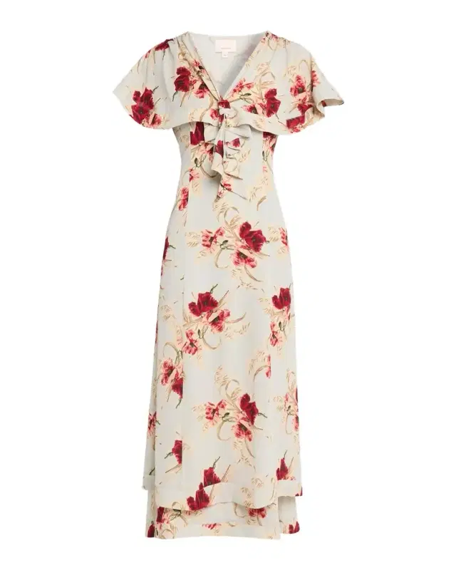 Cinq à Sept Anthony Wilted Poppy Maxi Dress
