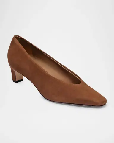 Bernardo 50mm Chiara Suede Pumps | Thumbnail 2