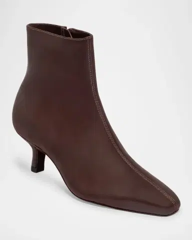 Bernardo 50mm Sanya Leather Ankle Booties | Thumbnail 2 Bernardo 50mm Sanya Leather Ankle Booties | Thumbnail 2