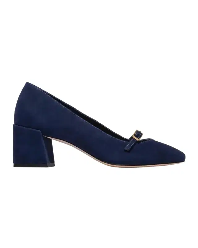 Bernardo 50mm Amelie Leather Mary Jane Pumps