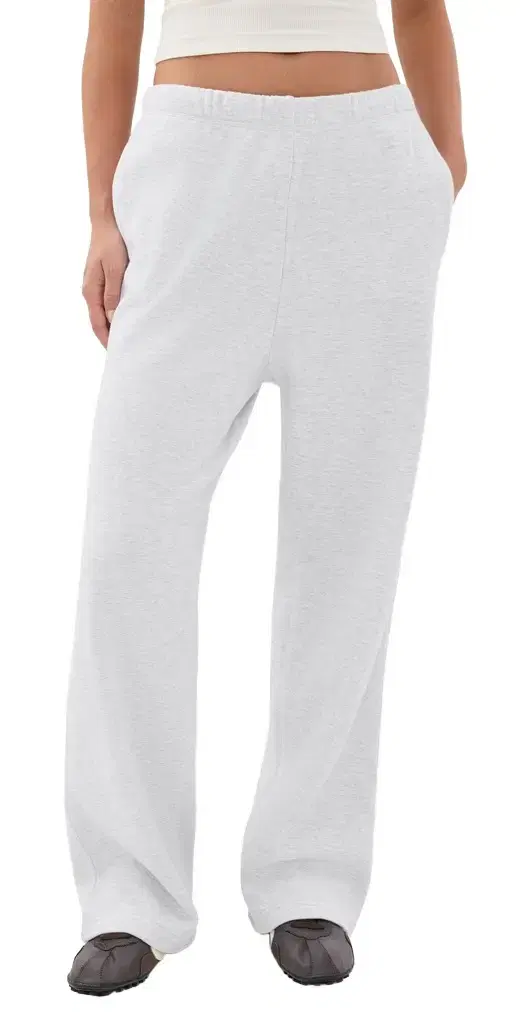 Skims Classic Straight eg Pants ight Heather Grey