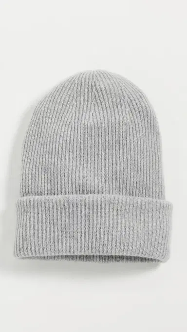 Lisa Yang Stockholm Cashmere Beanie Dove Grey One Size | Thumbnail 2