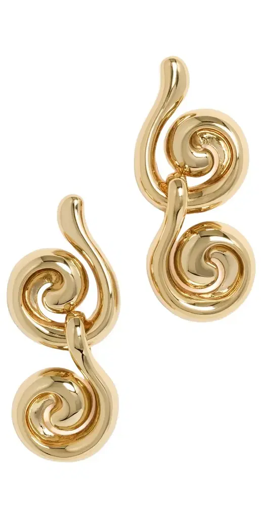 Jenny Bird Nico Earrings High Polish Gold One Size