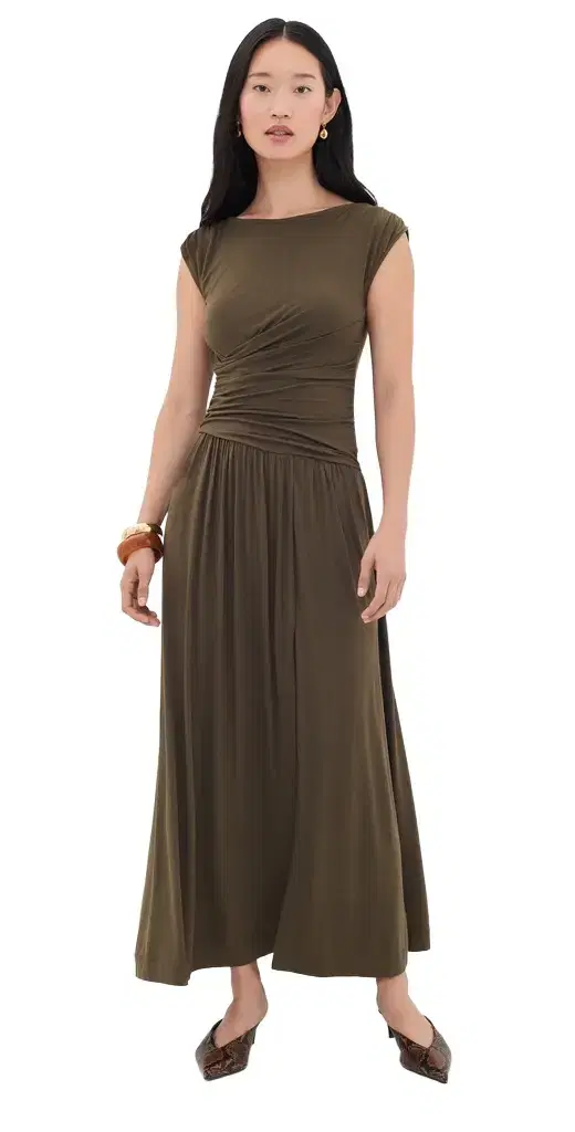 PAIGE Kalindi Dress Fern
