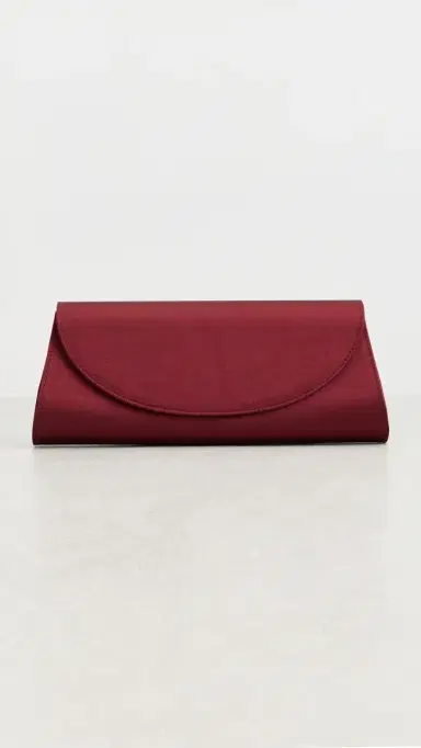 Hunting Season Opera Clutch In Satin Burgundy One Size | Thumbnail 2