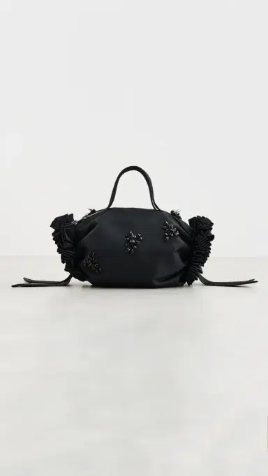 Simone Rocha Turbo Embellished Mini Double Ribbon Rosette Bag | Thumbnail 2