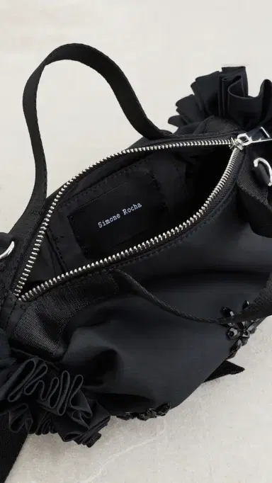 Simone Rocha Turbo Embellished Mini Double Ribbon Rosette Bag | Thumbnail 6