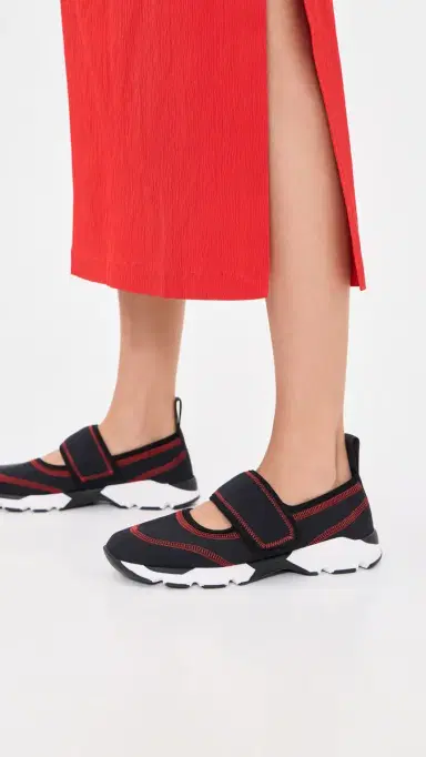 Marni Mary Jane Sneakers Black/Red | Thumbnail 3 Marni Mary Jane Sneakers Black/Red | Thumbnail 3