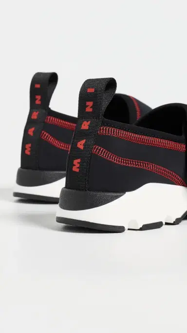 Marni Mary Jane Sneakers Black/Red | Thumbnail 4 Marni Mary Jane Sneakers Black/Red | Thumbnail 4