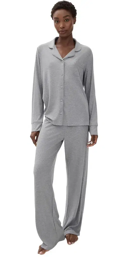 Skims Rib leep et Light Heather Grey