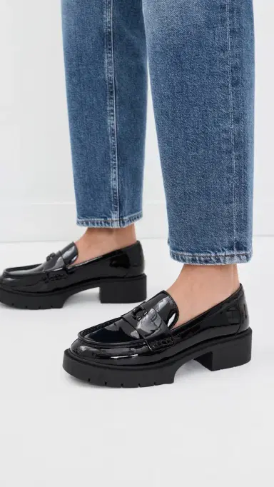Coach Leah Loafers Black 5 | Thumbnail 3