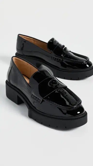 Coach Leah Loafers Black 5 | Thumbnail 5