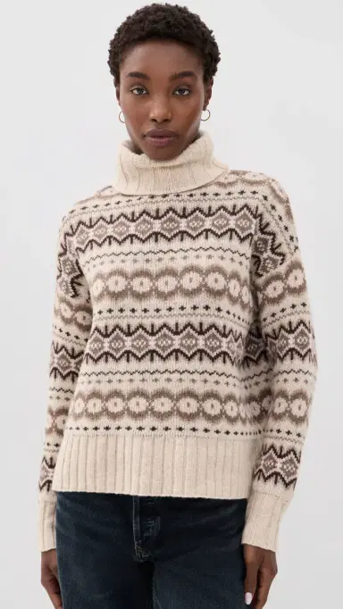 Barbour Helen Knit Sweater Birch Multi | Thumbnail 2 Barbour Helen Knit Sweater Birch Multi | Thumbnail 2