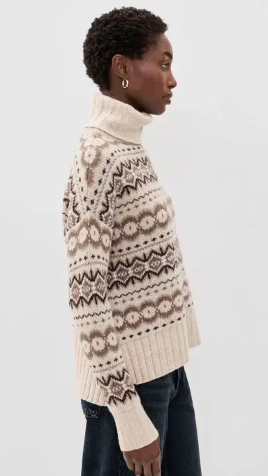 Barbour Helen Knit Sweater Birch Multi | Thumbnail 4 Barbour Helen Knit Sweater Birch Multi | Thumbnail 4