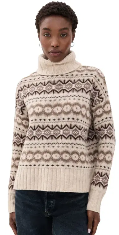 Barbour Helen Knit Sweater Birch Multi | Thumbnail 1 Barbour Helen Knit Sweater Birch Multi | Thumbnail 1