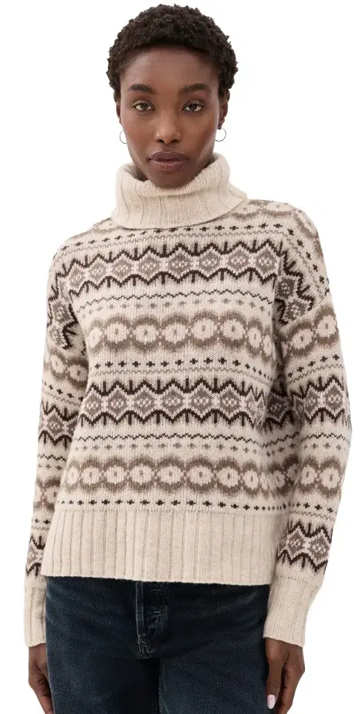 Barbour Helen Knit Sweater Birch Multi
