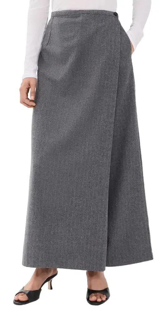Source Unknown Herman Wrap Trousers Charcoal M