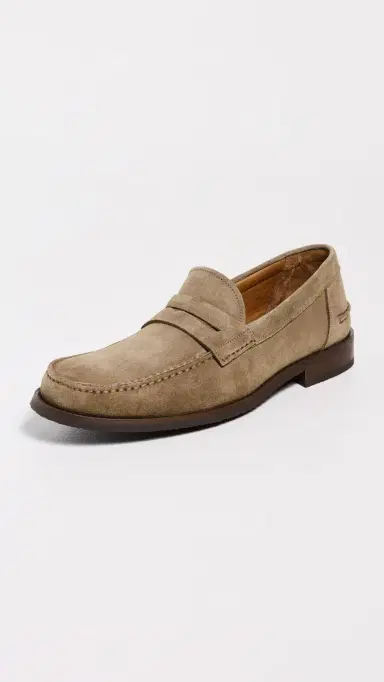 Allen Edmonds Sorrento Suede Penny Loafers Tobacco 14 | Thumbnail 2 Allen Edmonds Sorrento Suede Penny Loafers Tobacco 14 | Thumbnail 2
