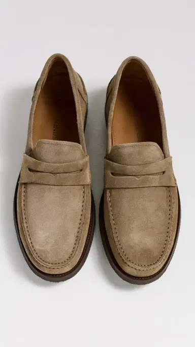 Allen Edmonds Sorrento Suede Penny Loafers Tobacco 14 | Thumbnail 4 Allen Edmonds Sorrento Suede Penny Loafers Tobacco 14 | Thumbnail 4
